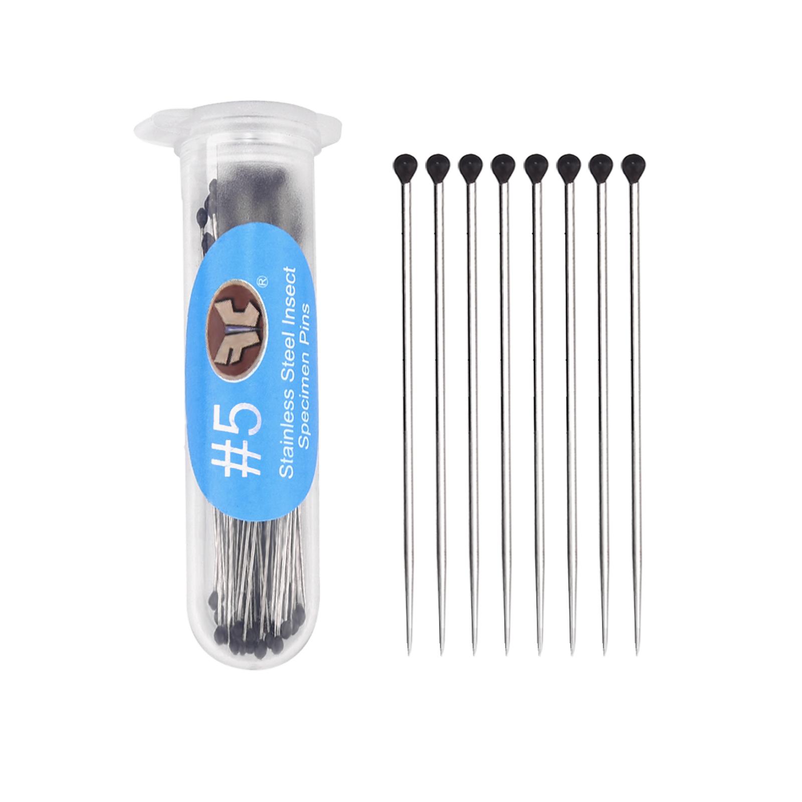 100pcs/Lot Stainless Steel Sewing Positioning Pin Insect Needle Specimen Needle Sewing Pins For Dressmaking Positioning Tools As picture
100pcs/Lot Stainless Steel Sewing Positioning Pin Insect Needle Specimen Needle Sewing Pins For Dressmaking Positioning Tools As picture