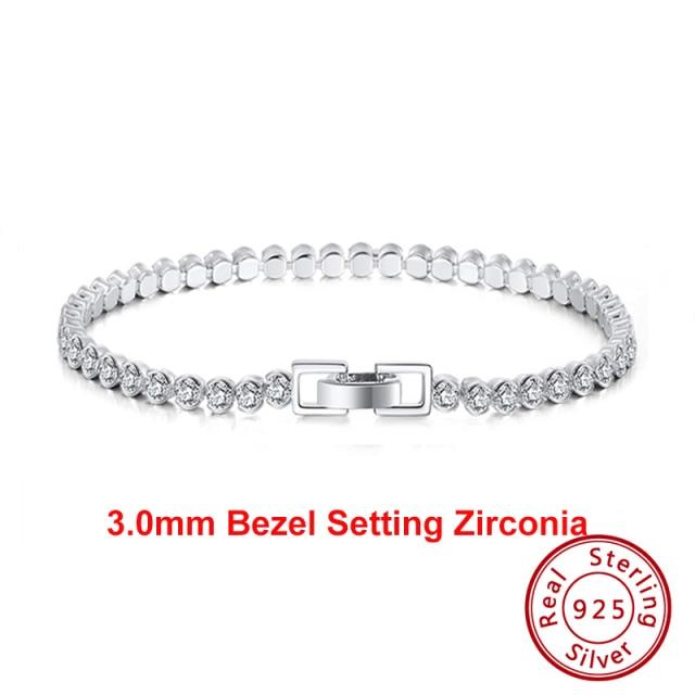 Автентичний тенісний браслет зі срібла 925 проби з прозорим кубічним цирконієм, срібний браслет для дівчаток, ювелірні вироби для вечірок, ручний ланцюжок Sb61 18cm
Автентичний тенісний браслет зі срібла 925 проби з прозорим кубічним цирконієм, срібний браслет для дівчаток, ювелірні вироби для вечірок, ручний ланцюжок Sb61 18cm