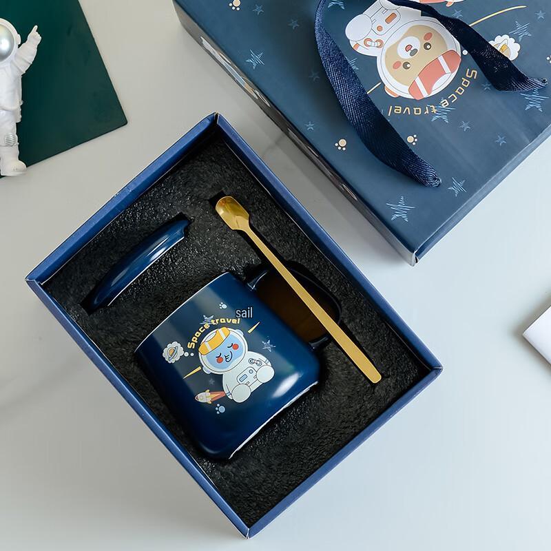 Cute Elephant Astronaut Ceramic Mug Set with Lid & Spoon
Cute Elephant Astronaut Ceramic Mug Set with Lid & Spoon