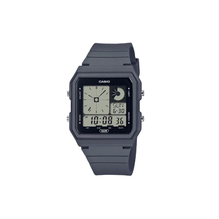 Casio Life Waterproof Casual Quartz Movement Resin Strap Watch Unisex Watches Gray LF-20W-8A2JF Gray Dial
Casio Life Waterproof Casual Quartz Movement Resin Strap Watch Unisex Watches Gray LF-20W-8A2JF Gray Dial