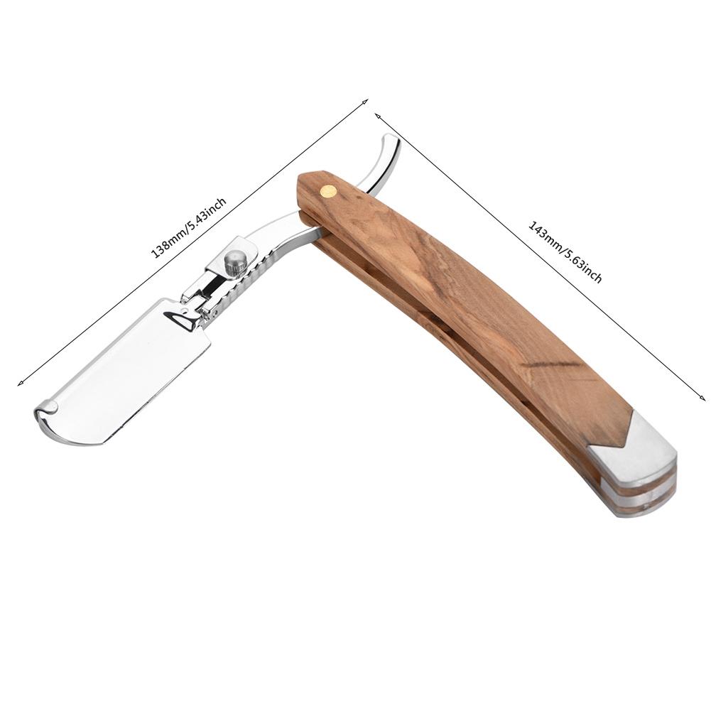 Retro Wood Handle 10pcs Blade Head Shaving Razor Folding Shaver Male Face Cleansing Care Tool
Retro Wood Handle 10pcs Blade Head Shaving Razor Folding Shaver Male Face Cleansing Care Tool