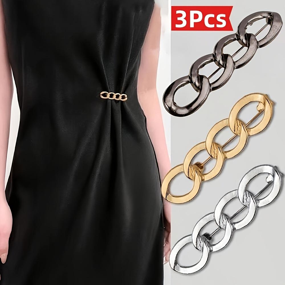 Women s Fashion Detachable Waist Tightener Clips, 3Pcs Adjustable Alloy Snap Buckles in Mixed Colors, No-Sew Tool
Women s Fashion Detachable Waist Tightener Clips, 3Pcs Adjustable Alloy Snap Buckles in Mixed Colors, No-Sew Tool