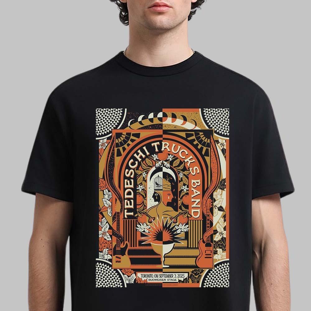 Tedeschi Trucks Band Toronto ON 932025 Tour T-Shirt Budweiser Stage S
Tedeschi Trucks Band Toronto ON 932025 Tour T-Shirt Budweiser Stage S
