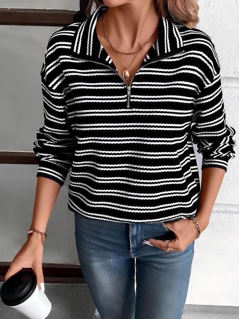Plus Size Casual Striped Hooded Long Sleeve T-shirt for Women - Autumn Slimming Loose Fit 3XL
Plus Size Casual Striped Hooded Long Sleeve T-shirt for Women - Autumn Slimming Loose Fit 3XL