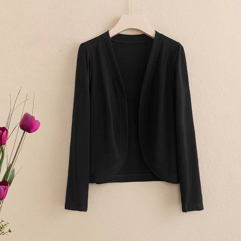 Spring Summer Knit Cardigan Jackets Women Shawl Outerwear Fashion Female Cardigans Women Long Sleeve Sunscreen Coat Ladies Tops 5XL чорний
Spring Summer Knit Cardigan Jackets Women Shawl Outerwear Fashion Female Cardigans Women Long Sleeve Sunscreen Coat Ladies Tops 5XL чорний