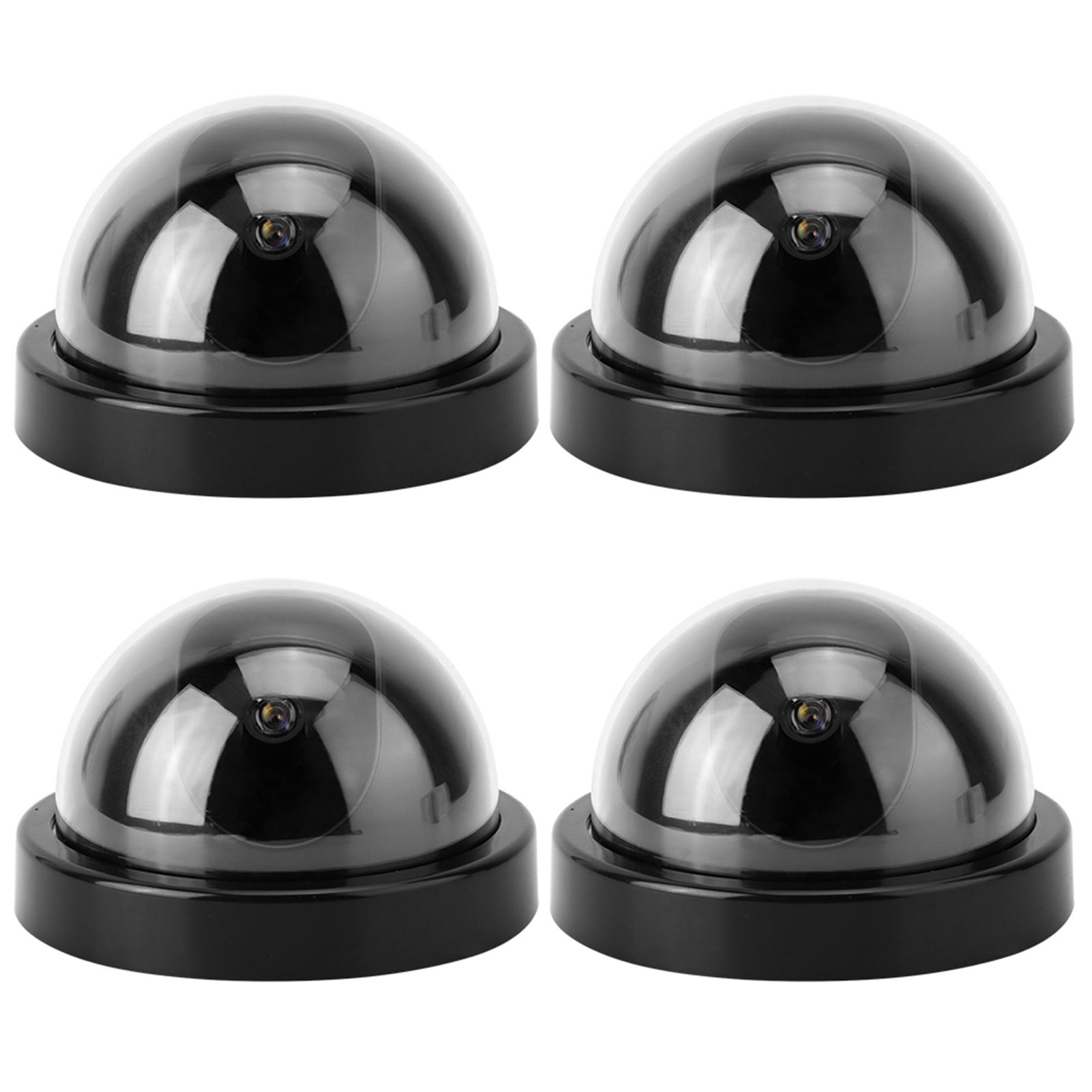 4pcs Dome Simulation Camera CCTV Dummy Fake Security Camera With Flashing Led Light чорний
4pcs Dome Simulation Camera CCTV Dummy Fake Security Camera With Flashing Led Light чорний