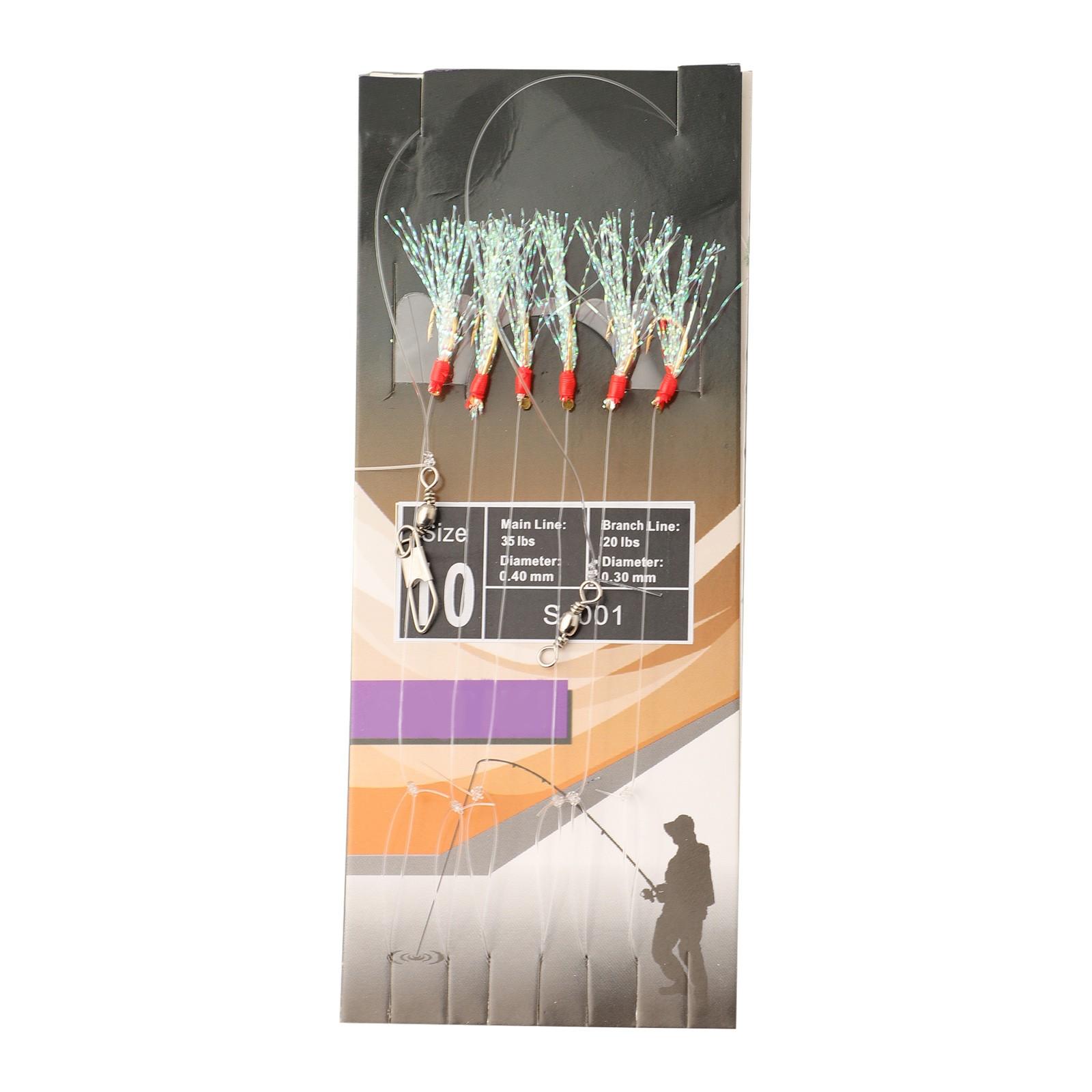 Рыболовная оснастка 6 шт. в упаковке Sabikis Soft Fishing Lure Rigs Bait Jig Lure 10#
Рыболовная оснастка 6 шт. в упаковке Sabikis Soft Fishing Lure Rigs Bait Jig Lure 10#