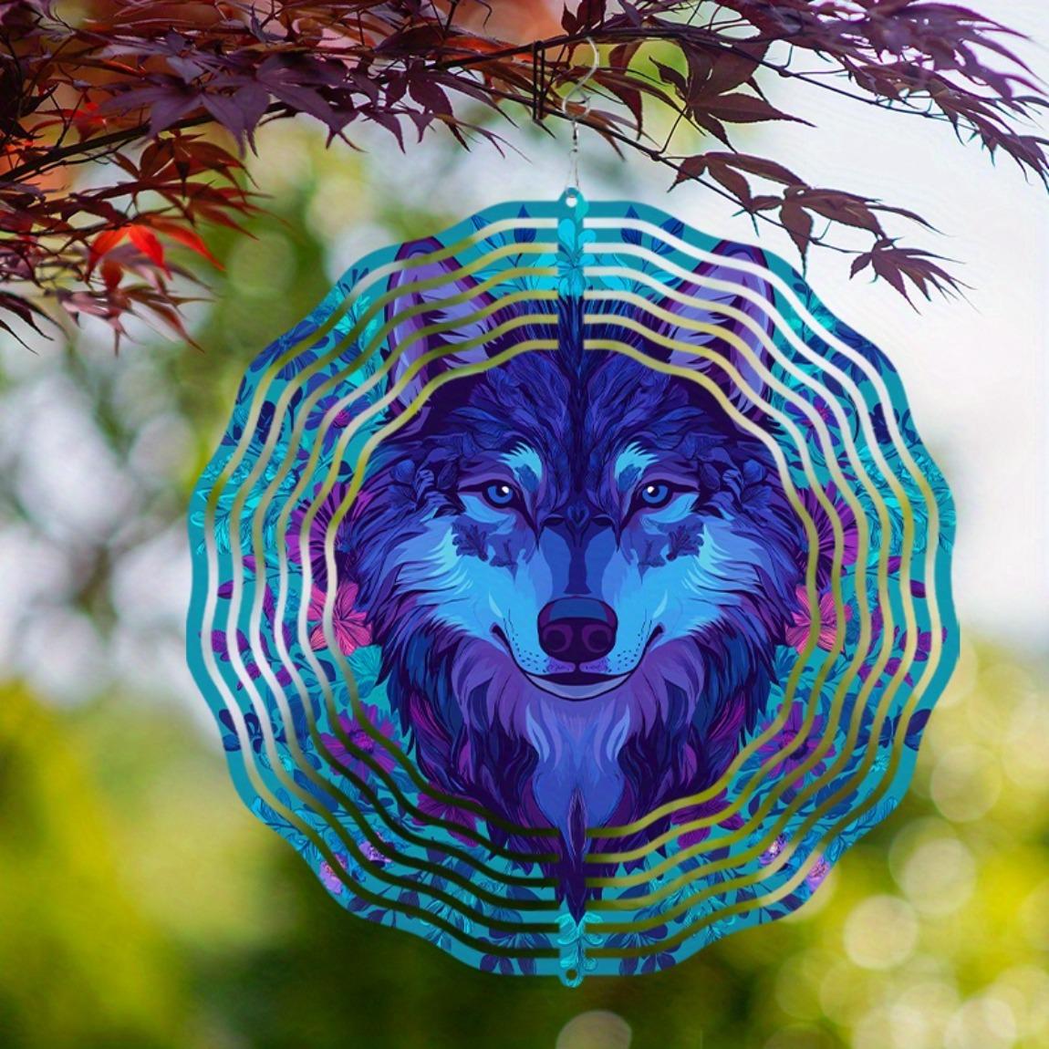 10 Inch Gray Wolf Wind Chime for Outdoor Garden Decor Rotating Hook Design Perfect Gift for Spring and Summer Lawn Hanging Art 01A
10 Inch Gray Wolf Wind Chime for Outdoor Garden Decor Rotating Hook Design Perfect Gift for Spring and Summer Lawn Hanging Art 01A