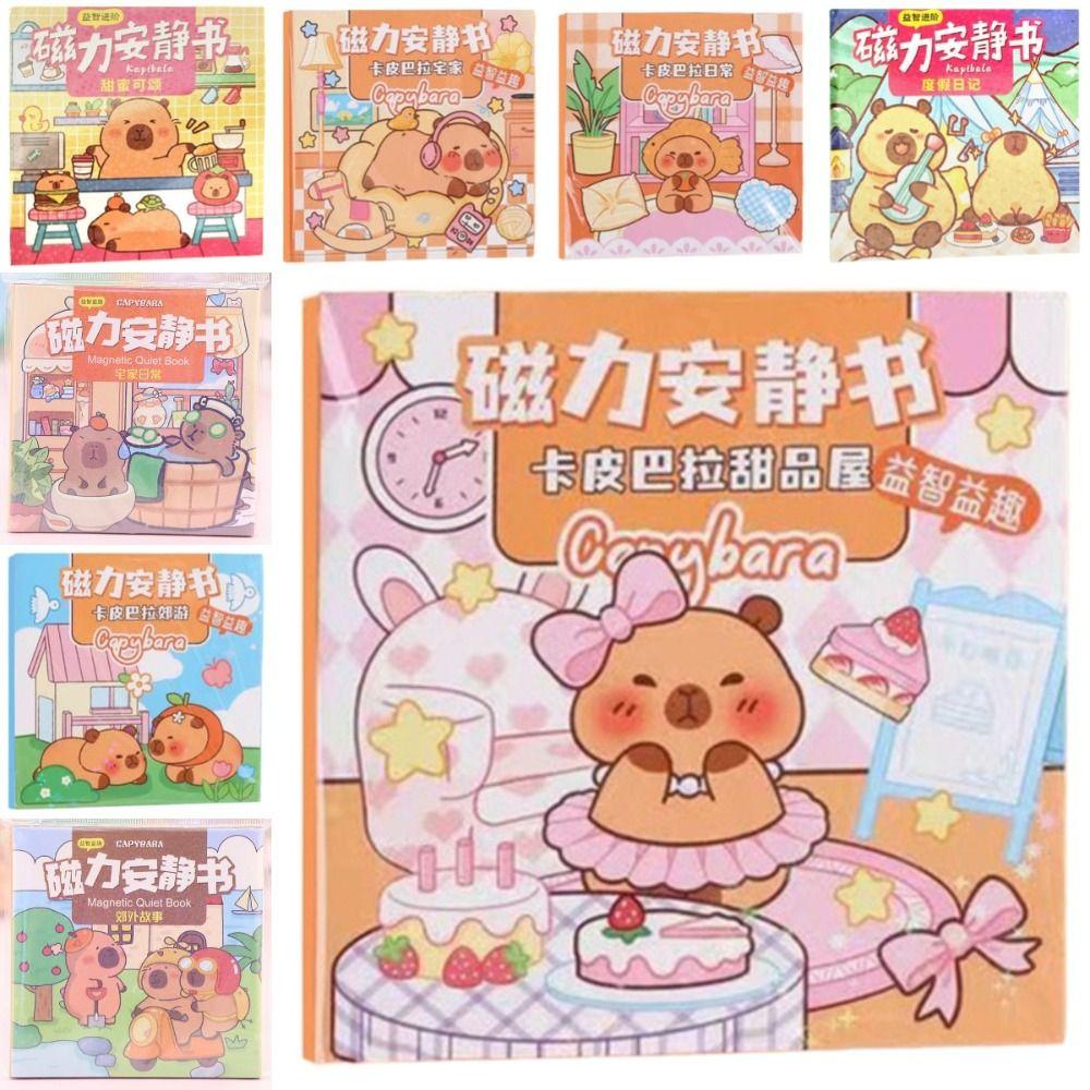 Ручная работа Капибара наклейка книга бумага DIY дети занимательная книга игрушка магнитная тихая книга малыши Style A
Ручная работа Капибара наклейка книга бумага DIY дети занимательная книга игрушка магнитная тихая книга малыши Style A