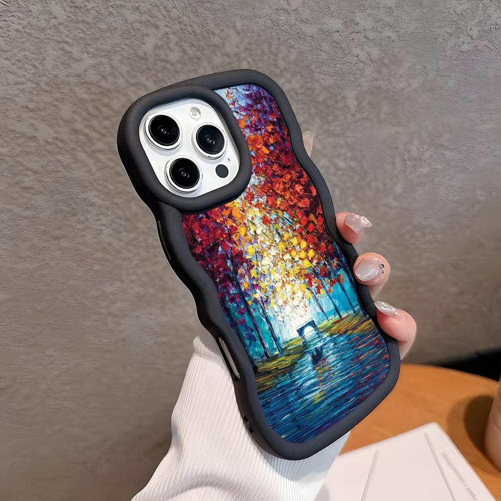 Abstract Oil Painting Phone Case for iPhone 17 16 15 14 13 12 11 Air Pro Max Plus Black Soft TPU Wavy Edge Cover iPhone 15 Pro
Abstract Oil Painting Phone Case for iPhone 17 16 15 14 13 12 11 Air Pro Max Plus Black Soft TPU Wavy Edge Cover iPhone 15 Pro