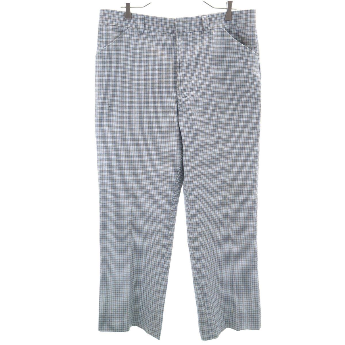 VINTAGE 70s Check Pattern Trouser Pants Navy Men s Used
VINTAGE 70s Check Pattern Trouser Pants Navy Men s Used