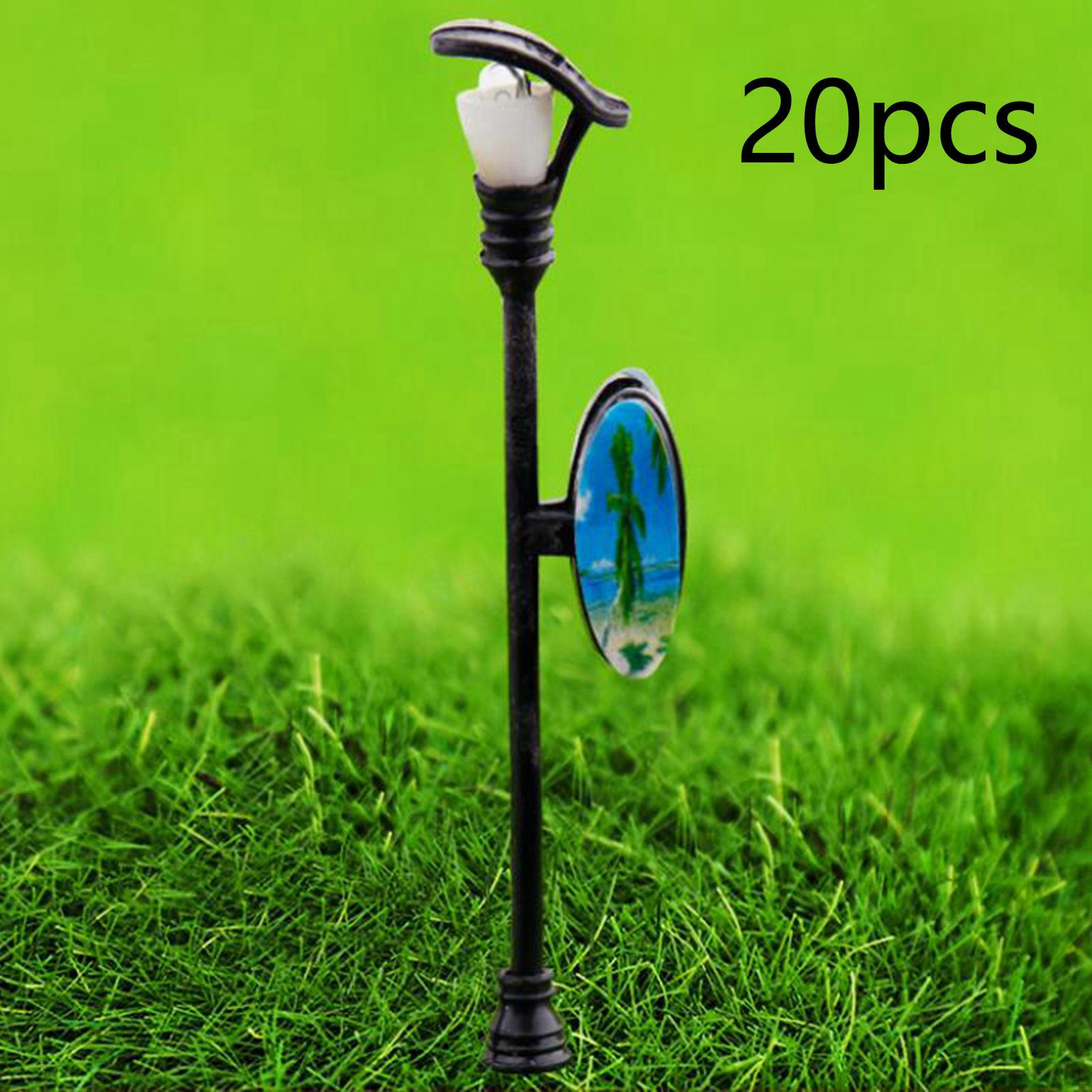 20 Pieces 1:100 Mini Street Post Lights,Fairy Garden Accessories,Model Train Lamp Lights Style D
20 Pieces 1:100 Mini Street Post Lights,Fairy Garden Accessories,Model Train Lamp Lights Style D