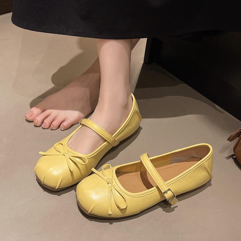 Fashion 2025 New Spring Butterfly-knot Women Mary Jane Shoes Ladies Casual Shallow Ballet Shoes Soft Eelgant Dress Shoes 40 жёлтый
Fashion 2025 New Spring Butterfly-knot Women Mary Jane Shoes Ladies Casual Shallow Ballet Shoes Soft Eelgant Dress Shoes 40 жёлтый