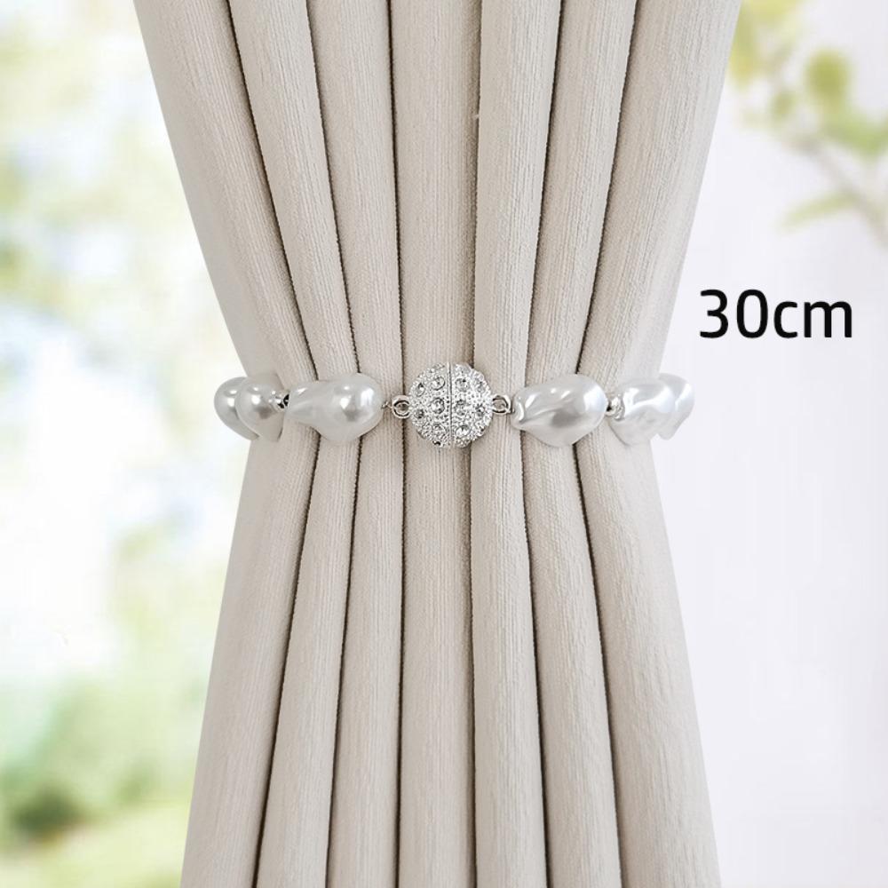 No Punching Curtain Tieback Pearl Curtain Tie Strap New Curtain Buckle Strap Home Decoration Type B-Silver 30cm
No Punching Curtain Tieback Pearl Curtain Tie Strap New Curtain Buckle Strap Home Decoration Type B-Silver 30cm