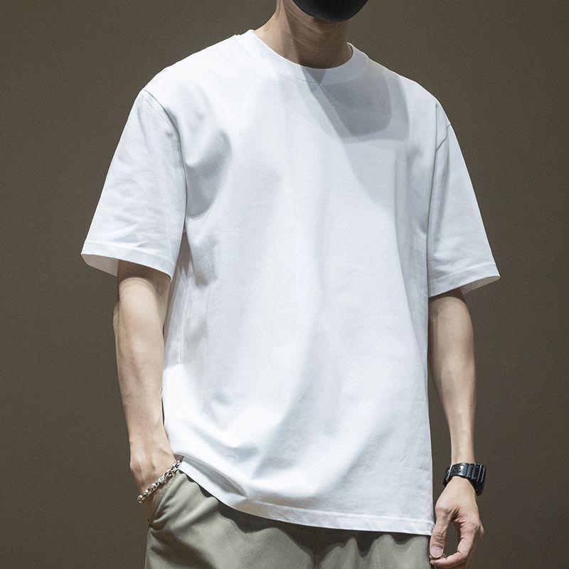 Cotton Heavyweight American Loose and Versatile Trendy Fashion Hong Kong Trend Brand Summer Short Sleeved T-shirt Men s New Style 3XL
Cotton Heavyweight American Loose and Versatile Trendy Fashion Hong Kong Trend Brand Summer Short Sleeved T-shirt Men s New Style 3XL