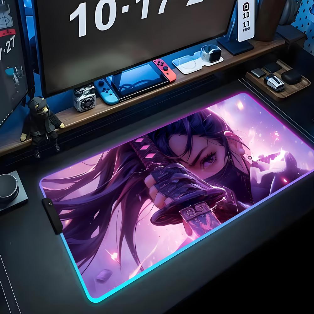 Female shinobi Mouse Pad RGB Gaming Mousepad Big LED Pad PC Desk Mat Luminous Mouse Pad Large Keyboard Mats Table Rug With RGB600x300x3mm
Female shinobi Mouse Pad RGB Gaming Mousepad Big LED Pad PC Desk Mat Luminous Mouse Pad Large Keyboard Mats Table Rug With RGB600x300x3mm