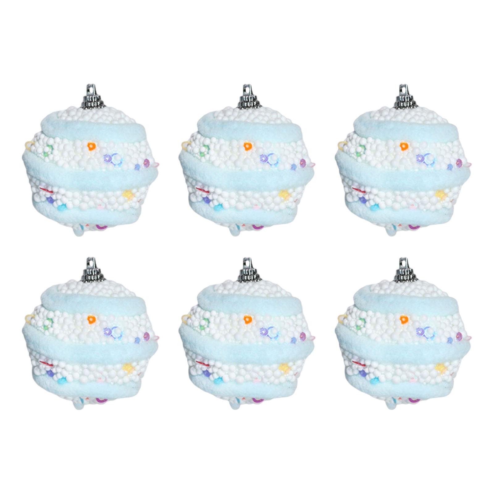 6Pcs Christmas Balls Ornaments Charm Pendants, Lightweight Sturdy Christmas Tree Hanging Decorations for Holiday Home Yard
6Pcs Christmas Balls Ornaments Charm Pendants, Lightweight Sturdy Christmas Tree Hanging Decorations for Holiday Home Yard