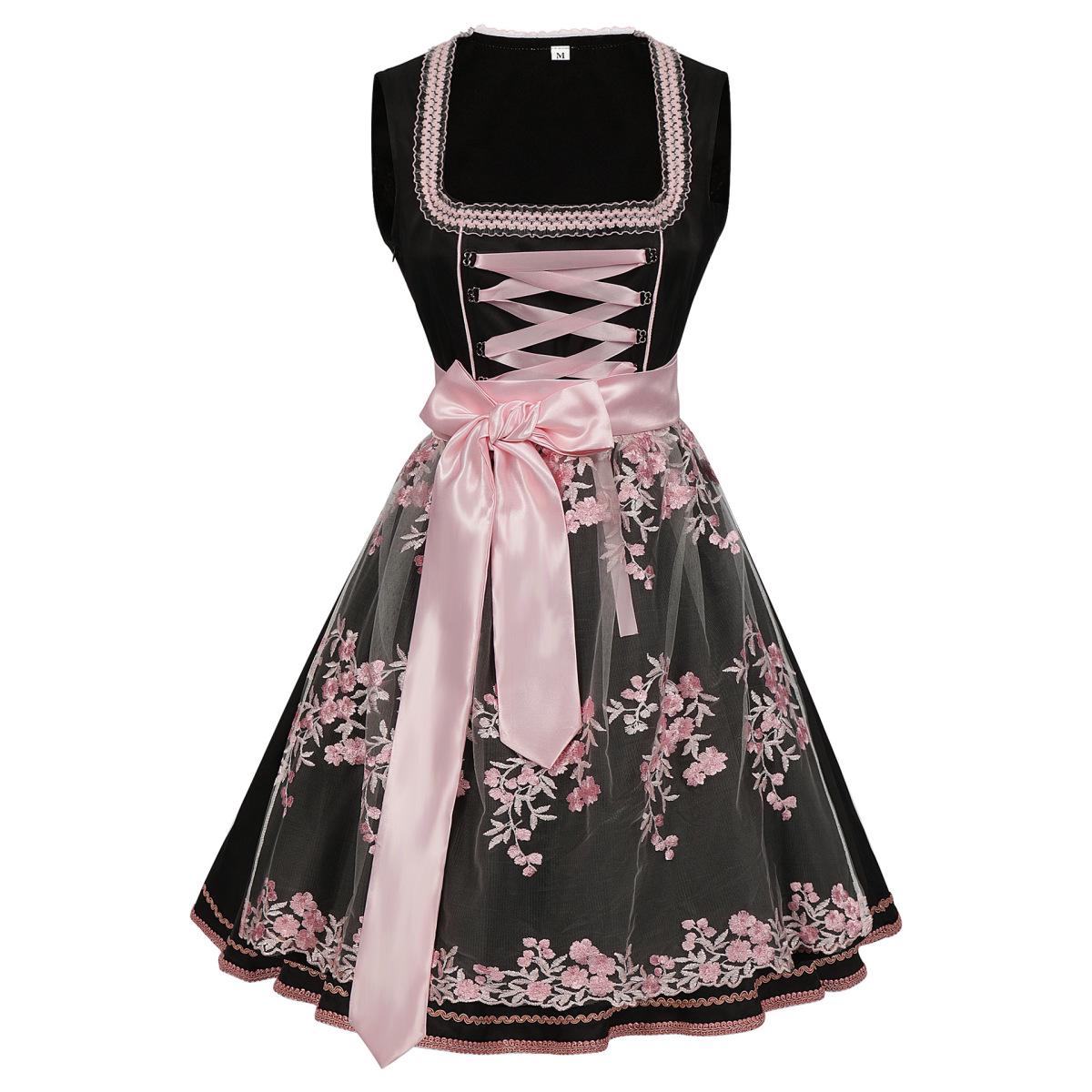 Munich Beer Festival Women s Black Mesh Belted Dress for Stage Performance M
Munich Beer Festival Women s Black Mesh Belted Dress for Stage Performance M