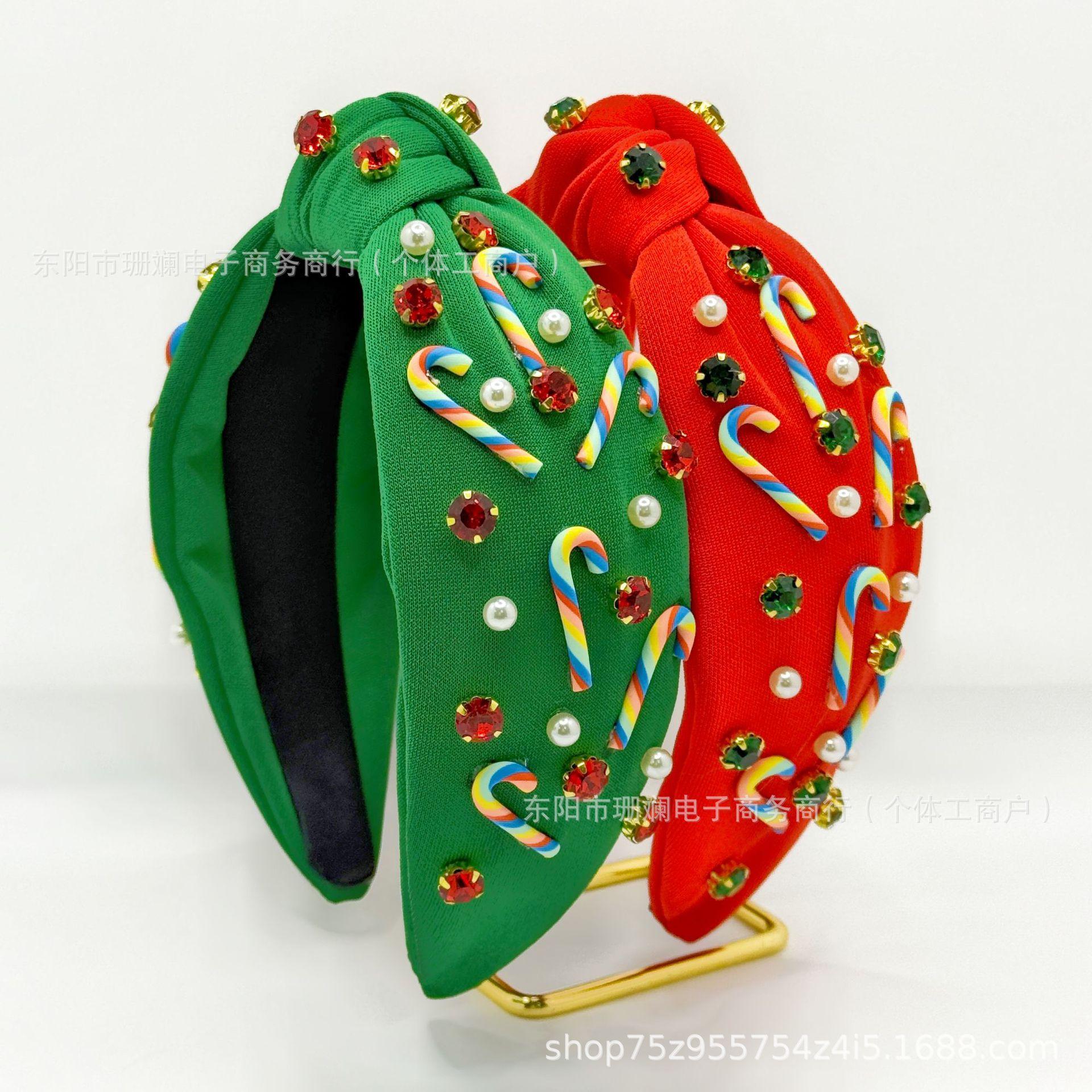 Європейсько-американська різдвяна пов язка на голову: Дизайн з широкими полями: Цукерка-тростина зі вставками з діамантів та вузол з перлів червоний
Європейсько-американська різдвяна пов язка на голову: Дизайн з широкими полями: Цукерка-тростина зі вставками з діамантів та вузол з перлів червоний