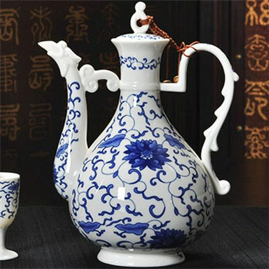 Ceramic Wine Set: Wine Pot, Decanter, Jar, and White Wine Cup (1 Jin Capacity)
Ceramic Wine Set: Wine Pot, Decanter, Jar, and White Wine Cup (1 Jin Capacity)