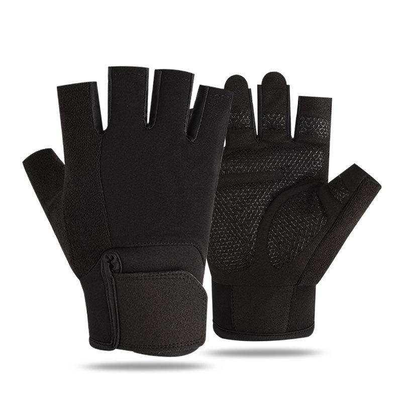 Sports half finger breathable palm anti-skid dumbbell equipment fitness training weight lifting palm protection M
Sports half finger breathable palm anti-skid dumbbell equipment fitness training weight lifting palm protection M