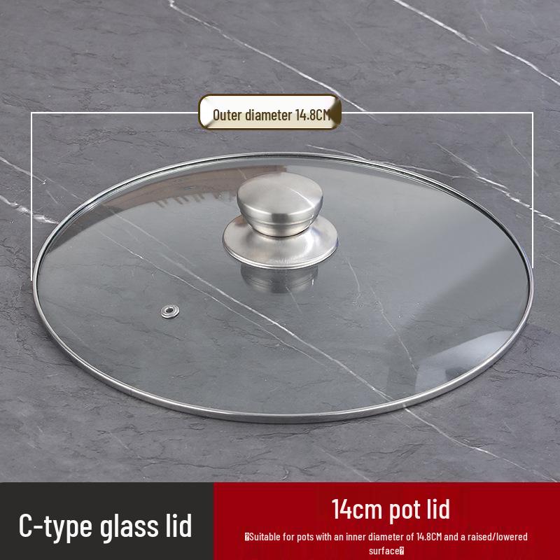 13-28/35cm Universal Tempered Glass Pot Lid - Transparent Flat-Bottom Lid for Woks and Steamers (No Top Knob)
13-28/35cm Universal Tempered Glass Pot Lid - Transparent Flat-Bottom Lid for Woks and Steamers (No Top Knob)