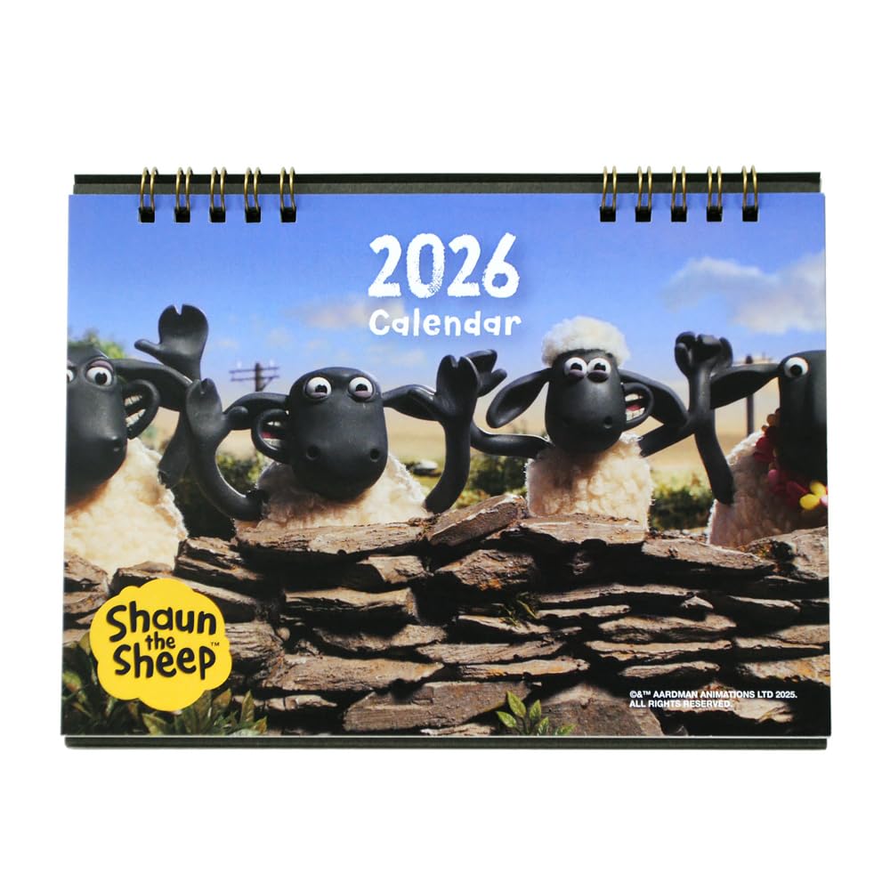 2026 Desk Calendar Shaun the Sheep 2026 December 6201K56020 (January - 2026) синий
2026 Desk Calendar Shaun the Sheep 2026 December 6201K56020 (January - 2026) синий