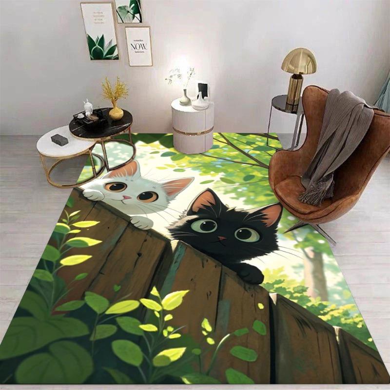 Cute Kawaii Cartoon Cat Floor Mat Bathroom Mat Kids Room Bedroom Decor Balcony Anti-Slip Doormat Living Room Decor Creative Rug 40cm x 60cm
Cute Kawaii Cartoon Cat Floor Mat Bathroom Mat Kids Room Bedroom Decor Balcony Anti-Slip Doormat Living Room Decor Creative Rug 40cm x 60cm