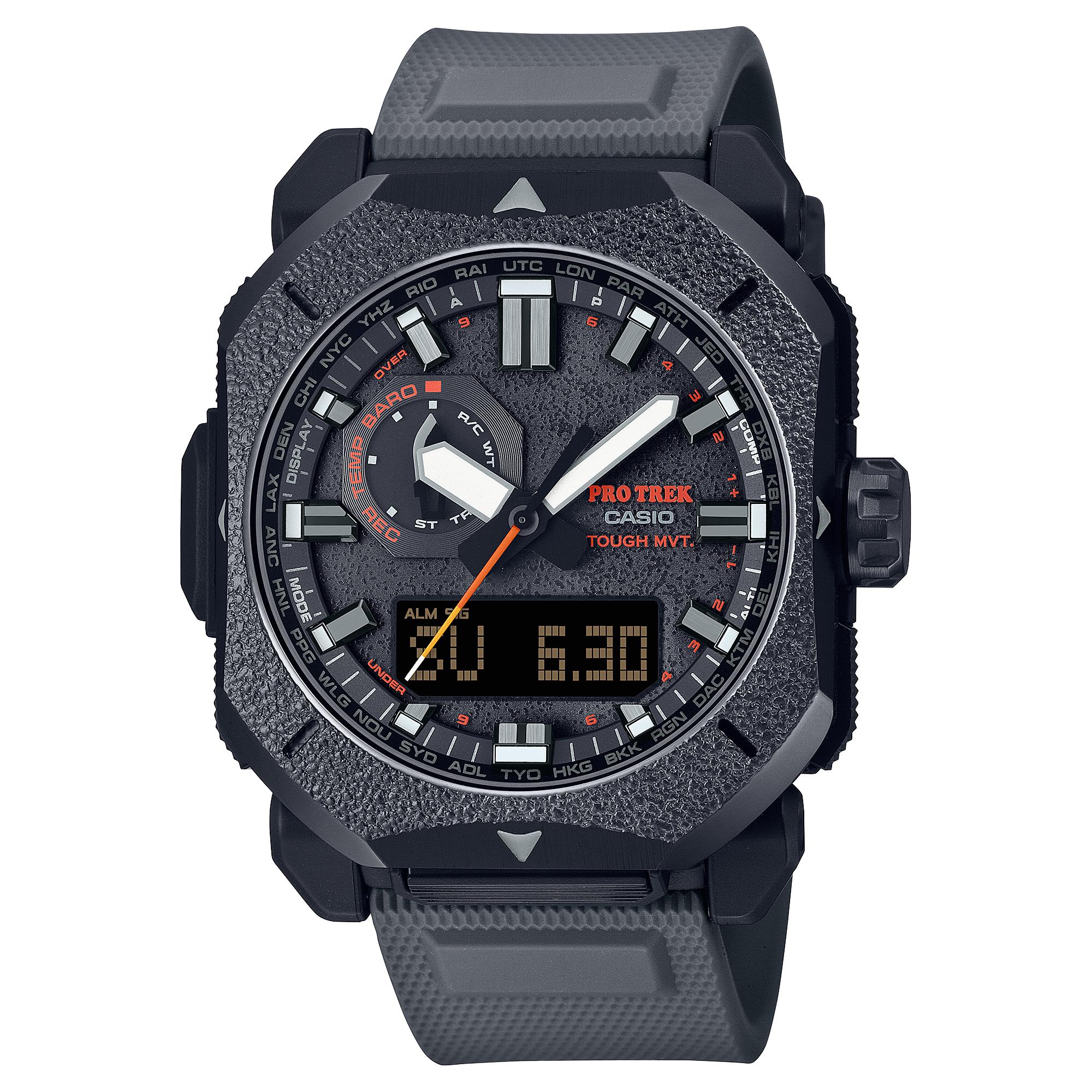 Casio Men s Stainless Steel 100M Water Resistant Digital Alarm Quartz Watch PRW-6900BF-1 чорний
Casio Men s Stainless Steel 100M Water Resistant Digital Alarm Quartz Watch PRW-6900BF-1 чорний