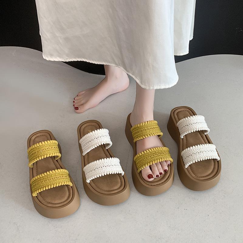 2025 summer new sandals open-toe word with soft sole casual breathable shu one pedal outside wearing slippers women s shoes 35 жовтий
2025 summer new sandals open-toe word with soft sole casual breathable shu one pedal outside wearing slippers women s shoes 35 жовтий