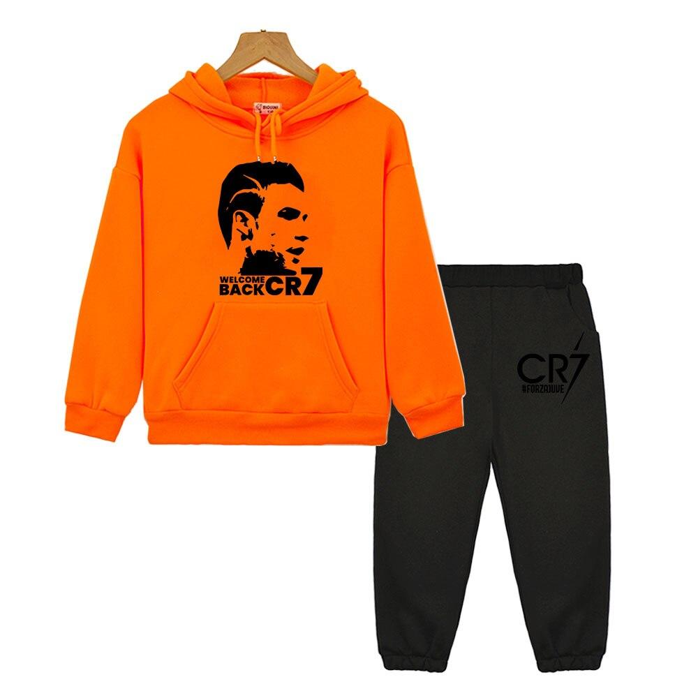 Football Idol CR7 Hooded Sets sweatshirt kids boutique clothes y2k sudadera Anime hoodie boy girl Fleece pullover Autumn Jacket
Football Idol CR7 Hooded Sets sweatshirt kids boutique clothes y2k sudadera Anime hoodie boy girl Fleece pullover Autumn Jacket