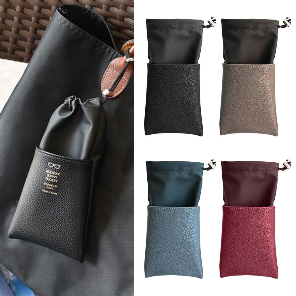 PU Leather Sunglasses Storage Bag Drawstring SunGlasses Holder Eyewear Accessories червоний
PU Leather Sunglasses Storage Bag Drawstring SunGlasses Holder Eyewear Accessories червоний