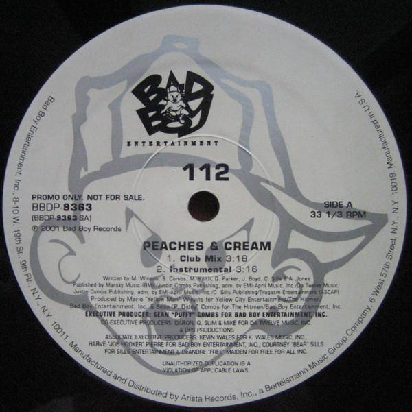 12-дюймовая пластинка 112 - Peaches & Cream BBDP9363 Bad Boy Enterta 2001 US Рэп и хип-хоп/R&B Б/У
12-дюймовая пластинка 112 - Peaches & Cream BBDP9363 Bad Boy Enterta 2001 US Рэп и хип-хоп/R&B Б/У
