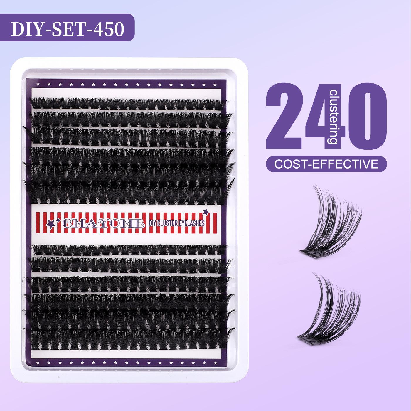 240 пучков D изгиб Натуральные густые одинарные пучковые накладные ресницы 8-18 ммDIY сегментированные многоволосковые ресницы
240 пучков D изгиб Натуральные густые одинарные пучковые накладные ресницы 8-18 ммDIY сегментированные многоволосковые ресницы