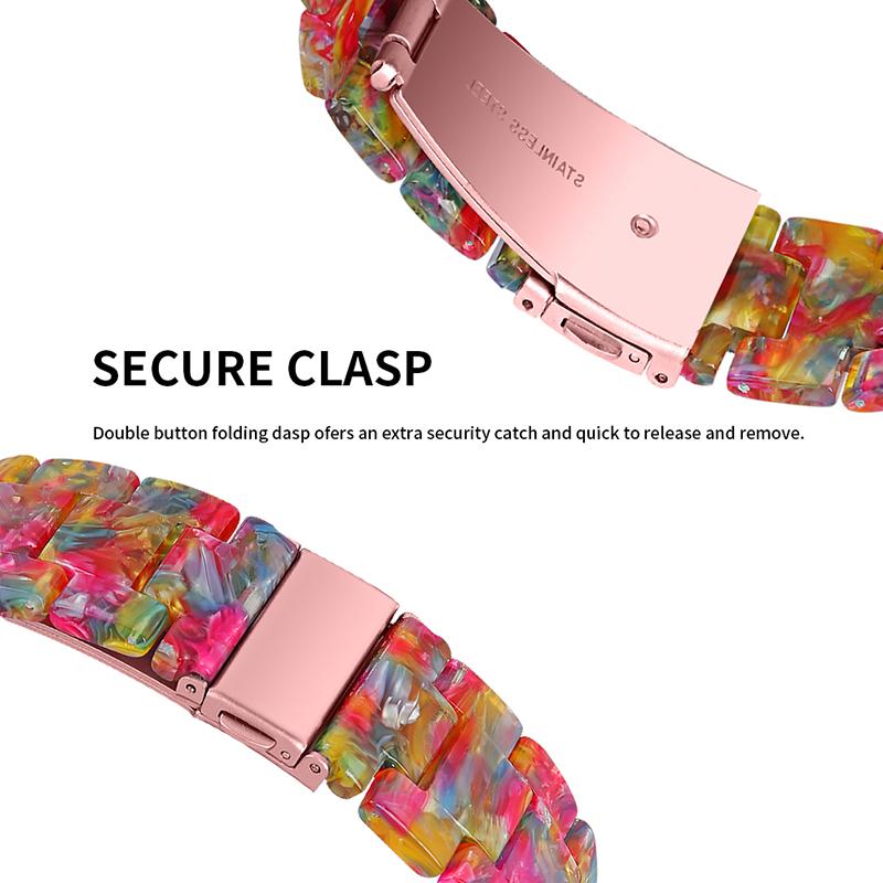 For Fossil Gen 5 Carlyle/Gen 5 Julianna/Gen 5 Garrett/Gen 5 Carlyle HR 22mm Watch Strap Stylish Replacement Resin Wrist Band Rainbow Candy
For Fossil Gen 5 Carlyle/Gen 5 Julianna/Gen 5 Garrett/Gen 5 Carlyle HR 22mm Watch Strap Stylish Replacement Resin Wrist Band Rainbow Candy