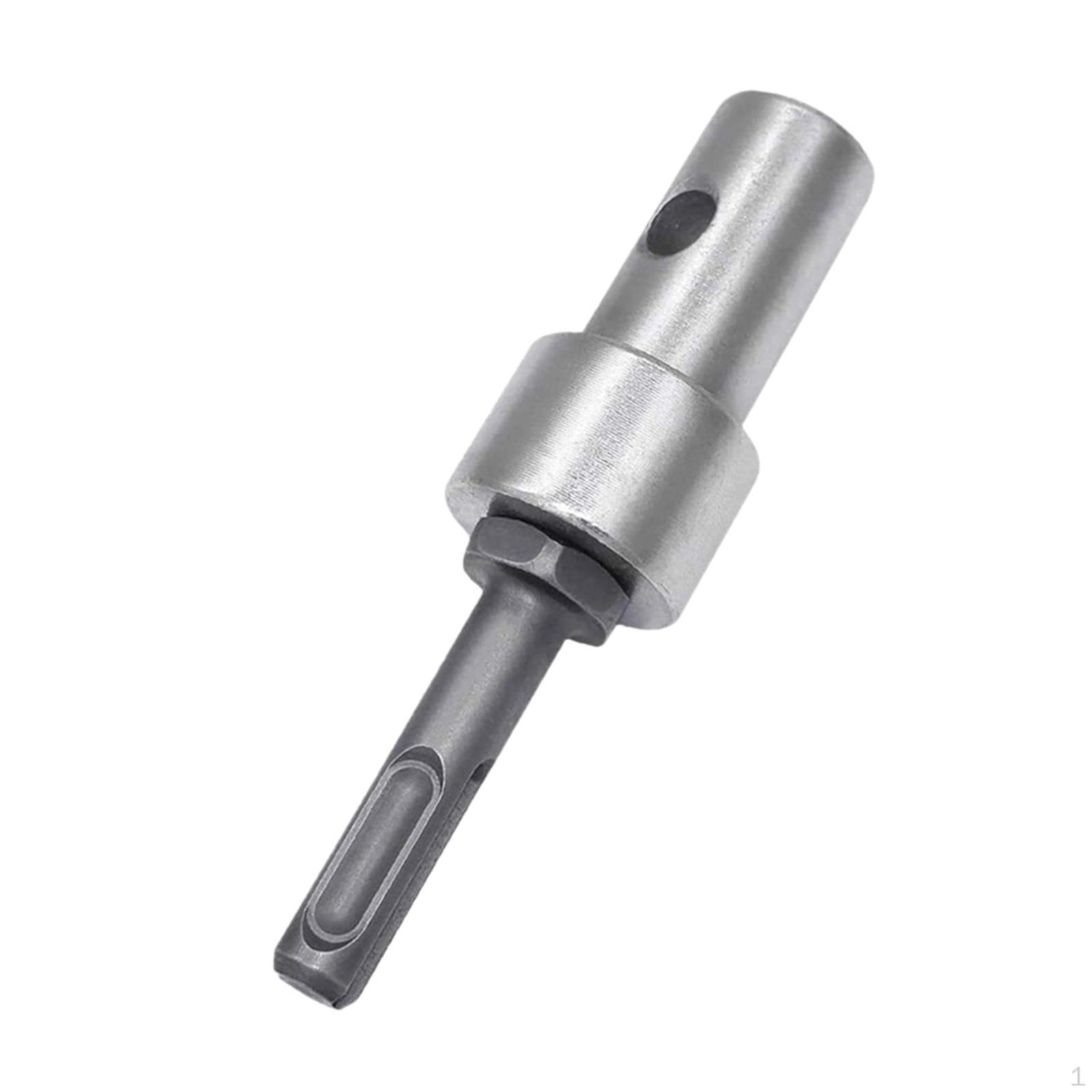 Ground Auger Drill Adapter, Convenient Round Shank Conversion Head with 2 Slots and
Ground Auger Drill Adapter, Convenient Round Shank Conversion Head with 2 Slots and