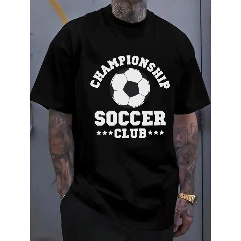 European sizes Men Comfort Colors Limited Edition Soccer Champ T-Shirt - Suitable for Casual Wear, Black with Soccer XL
European sizes Men Comfort Colors Limited Edition Soccer Champ T-Shirt - Suitable for Casual Wear, Black with Soccer XL