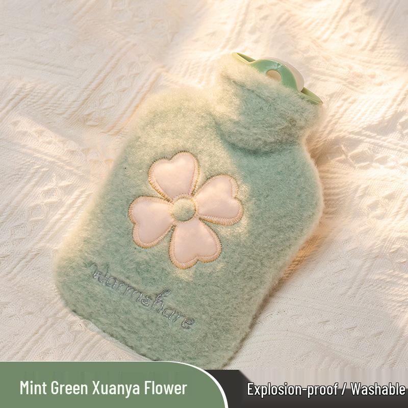 Four-Leaf Clover Plush Hot Water Bottle - Student Hand Warmer & Safe Water Injection Bag 500ml
Four-Leaf Clover Plush Hot Water Bottle - Student Hand Warmer & Safe Water Injection Bag 500ml