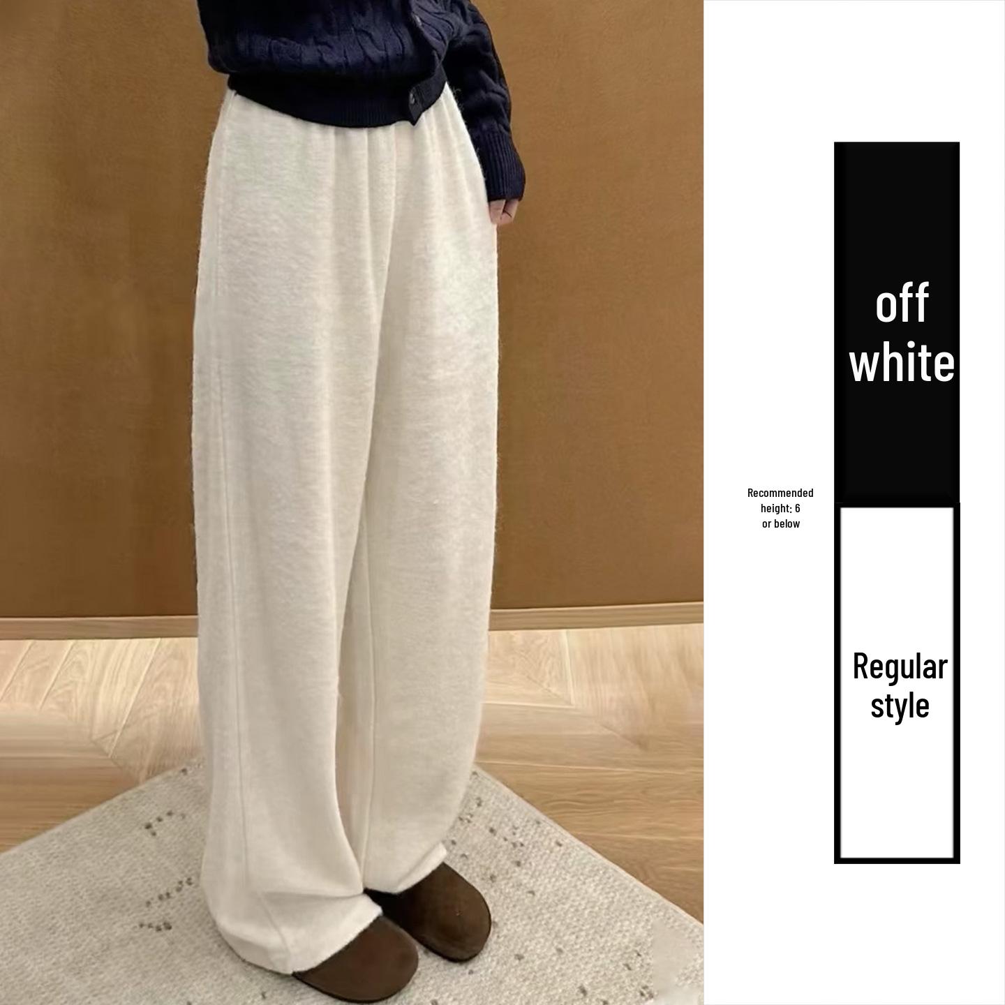 Women s Carbon Gray Fleece Wide-Leg Pants - Autumn/Winter Casual, Relaxed, Straight-Leg Style with Plus Velvet. Medium
Women s Carbon Gray Fleece Wide-Leg Pants - Autumn/Winter Casual, Relaxed, Straight-Leg Style with Plus Velvet. Medium