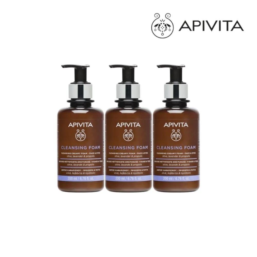 Apivita APIVITA Creamy Cleansing Foam 200ml (3 pieces)
Apivita APIVITA Creamy Cleansing Foam 200ml (3 pieces)