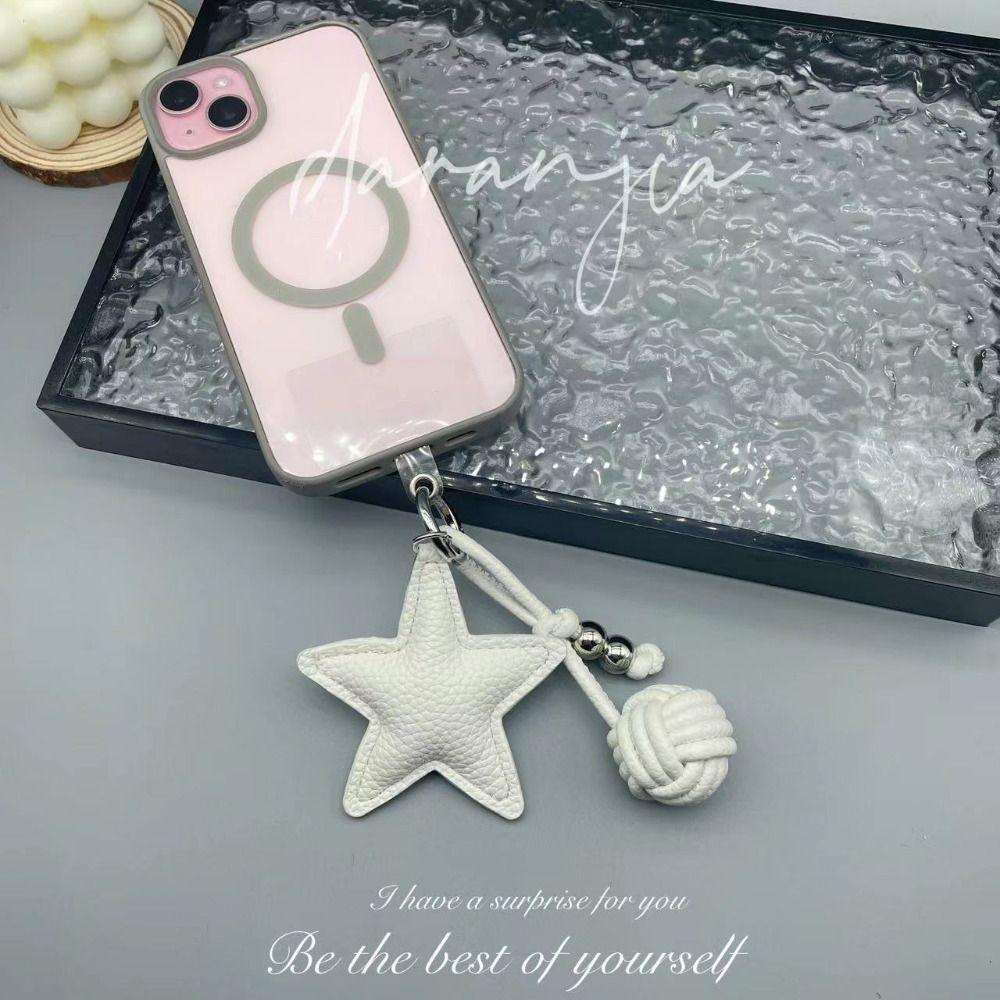 Five-pointed Star Pu Leather Star Keychain Key Chain Weave Key Ring Backpack Decoration кавовий
Five-pointed Star Pu Leather Star Keychain Key Chain Weave Key Ring Backpack Decoration кавовий