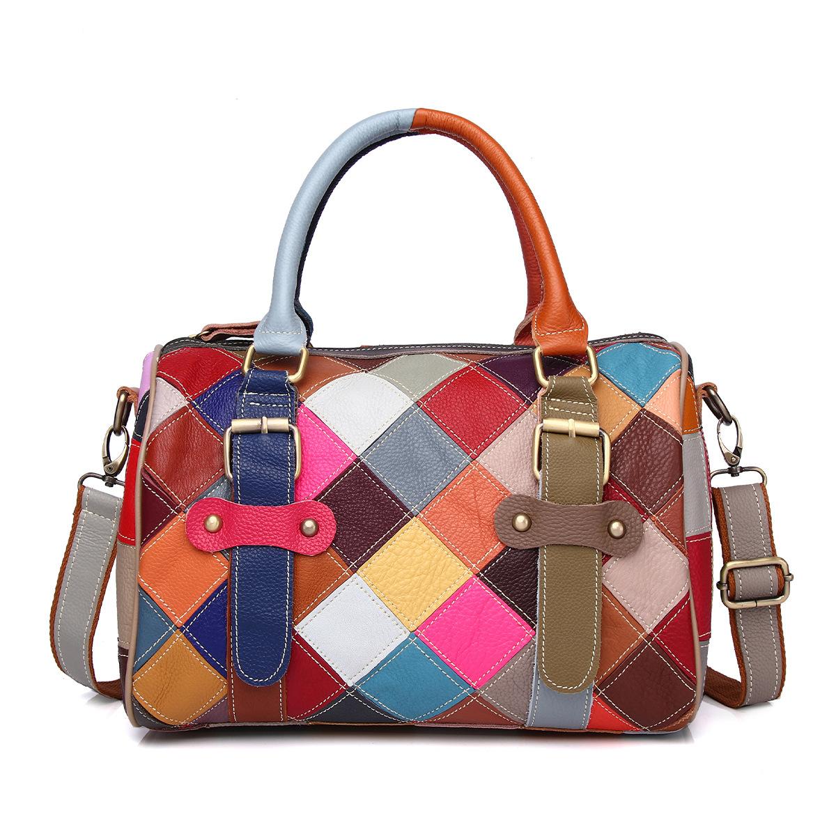 Women S Bag First Layer Cowhide Mail Carrier Casual Pillow Bag Contrasting Color Splicing Genuine Leather Women S Portable Messenger Bag разноцветный
Women S Bag First Layer Cowhide Mail Carrier Casual Pillow Bag Contrasting Color Splicing Genuine Leather Women S Portable Messenger Bag разноцветный
