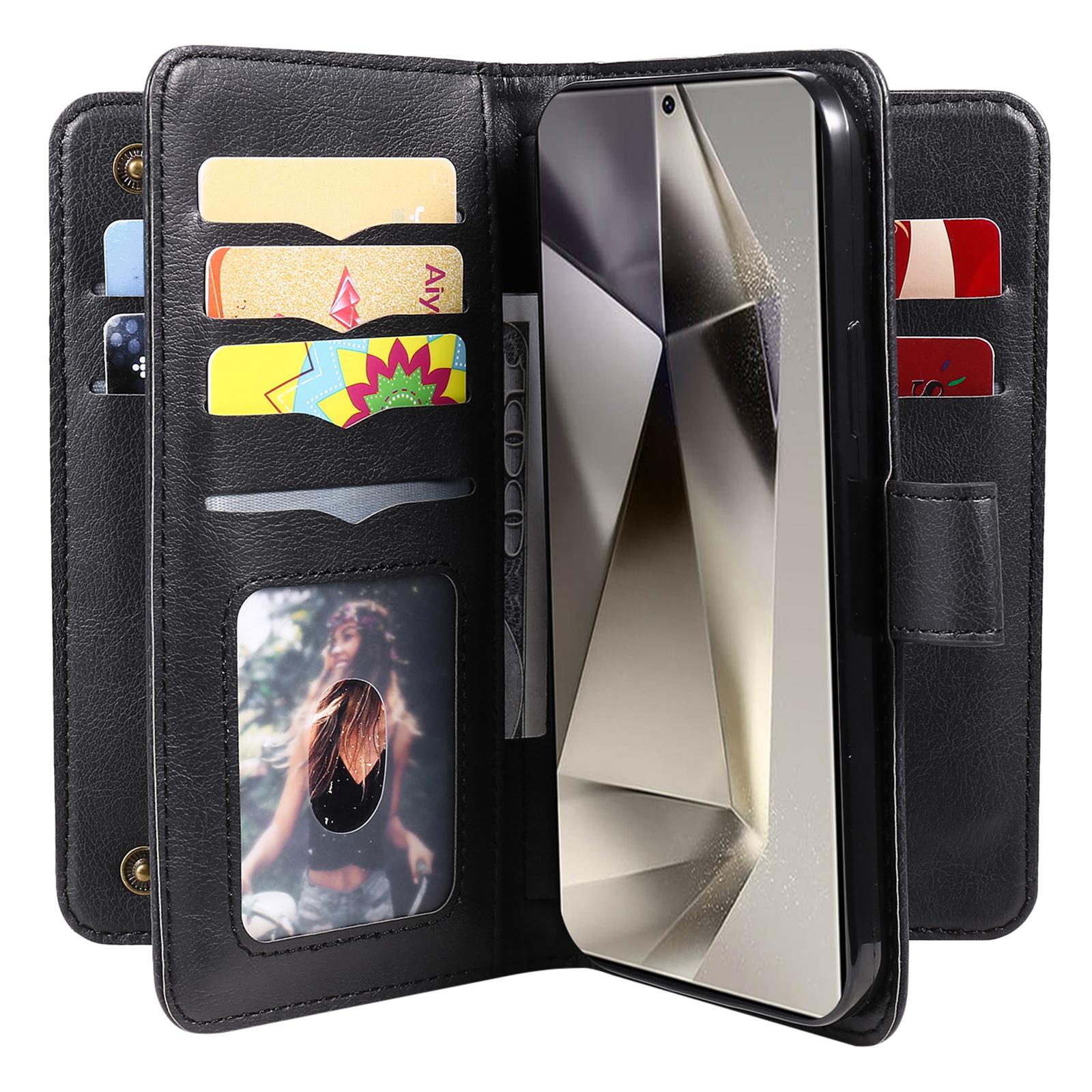 Шкіряний чохол для Samsung Galaxy S25 Ultra з підставкою та тримачем для 10 карток Black
Шкіряний чохол для Samsung Galaxy S25 Ultra з підставкою та тримачем для 10 карток Black