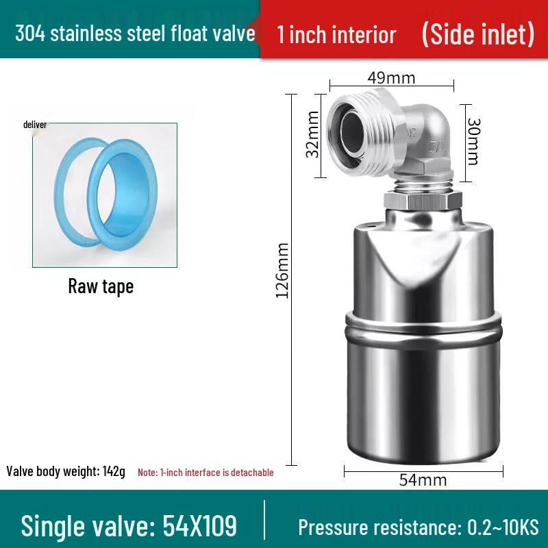 304 Stainless Steel Extended Thread Float Valve
304 Stainless Steel Extended Thread Float Valve