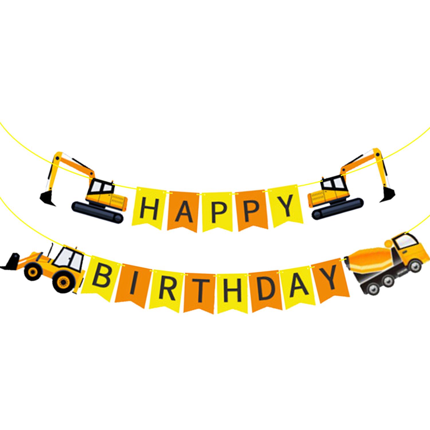 Children S Party Decoration Cartoon Excavator Birthday Flag Construction Vehicle Excavator Pull Flower Spot Custom Yellow Excavator Birthday
Children S Party Decoration Cartoon Excavator Birthday Flag Construction Vehicle Excavator Pull Flower Spot Custom Yellow Excavator Birthday