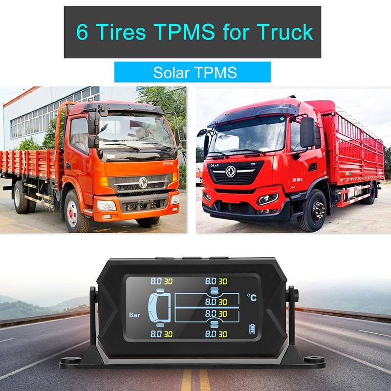 Система 6-колесного грузовика TPMS, обнаружение давления в шинах с 6 внешними датчиками, ЖК-дисплей, автоматическая охранная сигнализация, давление в шинах
Система 6-колесного грузовика TPMS, обнаружение давления в шинах с 6 внешними датчиками, ЖК-дисплей, автоматическая охранная сигнализация, давление в шинах