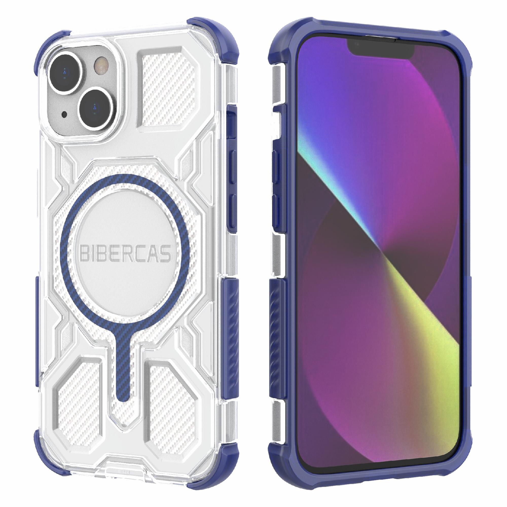 BIBERCAS J-16 Transparent Series For iPhone 14/13 Case Compatible with MagSafe TPU+PC Phone Cover
BIBERCAS J-16 Transparent Series For iPhone 14/13 Case Compatible with MagSafe TPU+PC Phone Cover