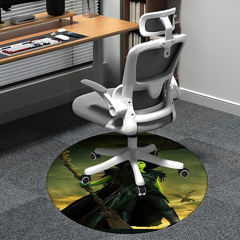 Witch ,Broomstick Chair mat Round Rug-Office carpet , Machine Washable , Non-slip , Suitable for Living Rooms , Bedrooms , Entryways , and H 80cm by 80cm
Witch ,Broomstick Chair mat Round Rug-Office carpet , Machine Washable , Non-slip , Suitable for Living Rooms , Bedrooms , Entryways , and H 80cm by 80cm