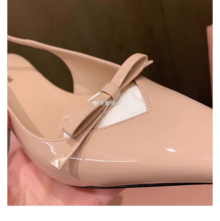 Cowhide version~ Elegant pointed one-word sandals bow empty kitten stiletto high heels women 40 білий
Cowhide version~ Elegant pointed one-word sandals bow empty kitten stiletto high heels women 40 білий