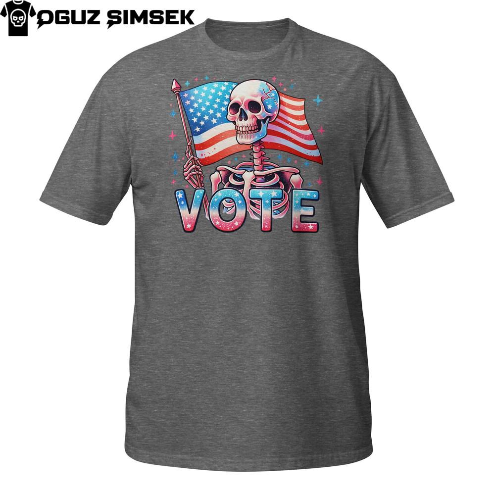Vote Skeleton T-Shirt – Patriotic Funny Skull Graphic Tee With US Flag M
Vote Skeleton T-Shirt – Patriotic Funny Skull Graphic Tee With US Flag M